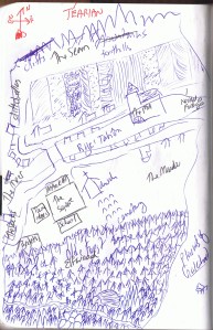 Tearian Map by Brenton Dickieson