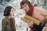 Tumnus & Lucy with Christmas packages