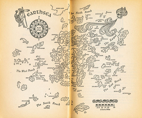 earthsea by ursula k le guin map