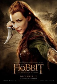 Evangeline Lilly Tauriel desolation of smaug poster
