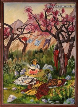 Frodo, Sam and Gollum in Ithilien