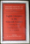 OHEL English Literature in the Sixteenth Century Excluding Drama CS Lewis