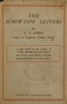 The screwtape letters by CS Lewis 1st ed