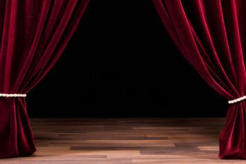 An Empty Theatre Stage