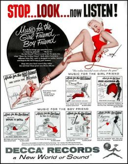 old record sexy ad