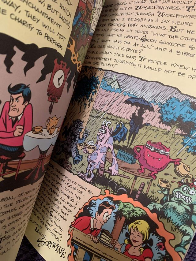 Marvel Comics CS Lewis The Screwtape Letters layout