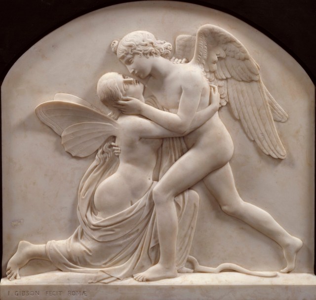 Gibson, John; Cupid and Psyche; https://www.royalacademy.org.uk/art-artists/work-of-art/O5613<br /> Credit line: (c) (c) Royal Academy of Arts / Photographer credit: Highnam, Paul /
