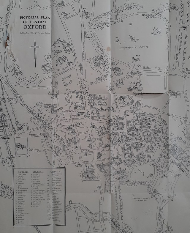 Oxford Centre Pictorial Map