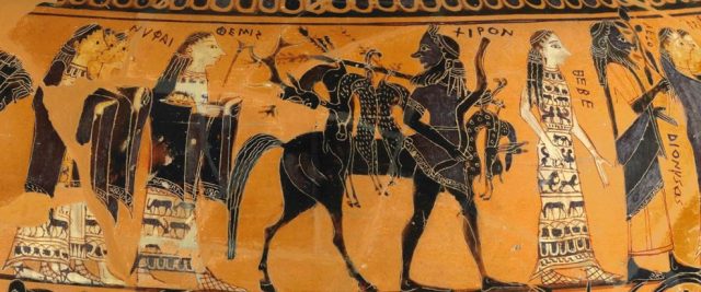 Chiron, Themis and Hebe from theoi